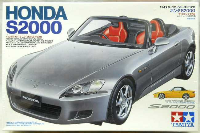 Tamiya 1/24 Honda S2000 Roadster, 24211 plastic model kit